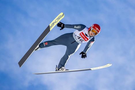 NordicFocus 17.02.2019, Oberstdorf, Germany (GER):Katharina Althaus (GER) - FIS world cup ski jumping ladies, individual HS137, Oberstdorf (GER). www.nordicfocus.com. © Modica/NordicFocus. Every downloaded picture is fee-liable.