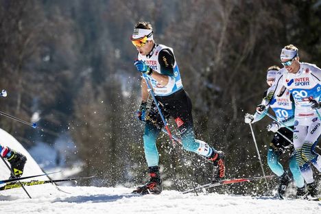 NordicFocus 23.02.2019, Seefeld, Austria (AUT):Adrien Backscheider (FRA) - FIS nordic world ski championships, cross-country, skiathlon men, Seefeld (AUT). www.nordicfocus.com. © Modica/NordicFocus. Every downloaded picture is fee-liable.