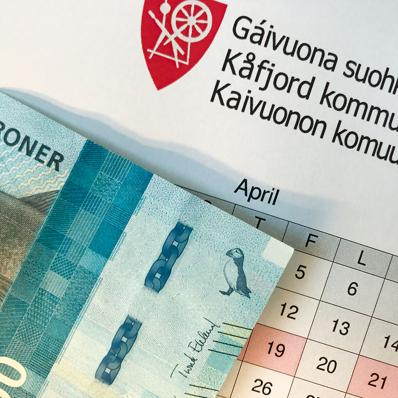 Foto illustrasjon økonomi budsjett
