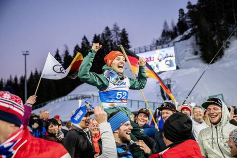 NordicFocus 27.02.2019, Seefeld, Austria (AUT):Althaus Katharina (GER) - FIS nordic world ski championships, ski jumping ladies, individual HS109, Seefeld (AUT). www.nordicfocus.com. © Modica/NordicFocus. Every downloaded picture is fee-liable.
