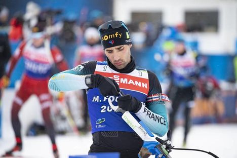 NordicFocus 23.01.2019, Antholz, Italy (ITA):Martin Fourcade (FRA) - IBU world cup biathlon, training, Antholz (ITA). www.nordicfocus.com. © Manzoni/NordicFocus. Every downloaded picture is fee-liable.