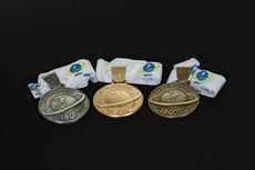 NordicFocus 06.03.2019, Oestersund, Sweden (SWE):Event Feature: The Championship medals silver, gold and bronce - IBU world championships biathlon, medals, Oestersund (SWE). www.nordicfocus.com. © Manzoni/NordicFocus. Every downloaded picture is fee-liable.