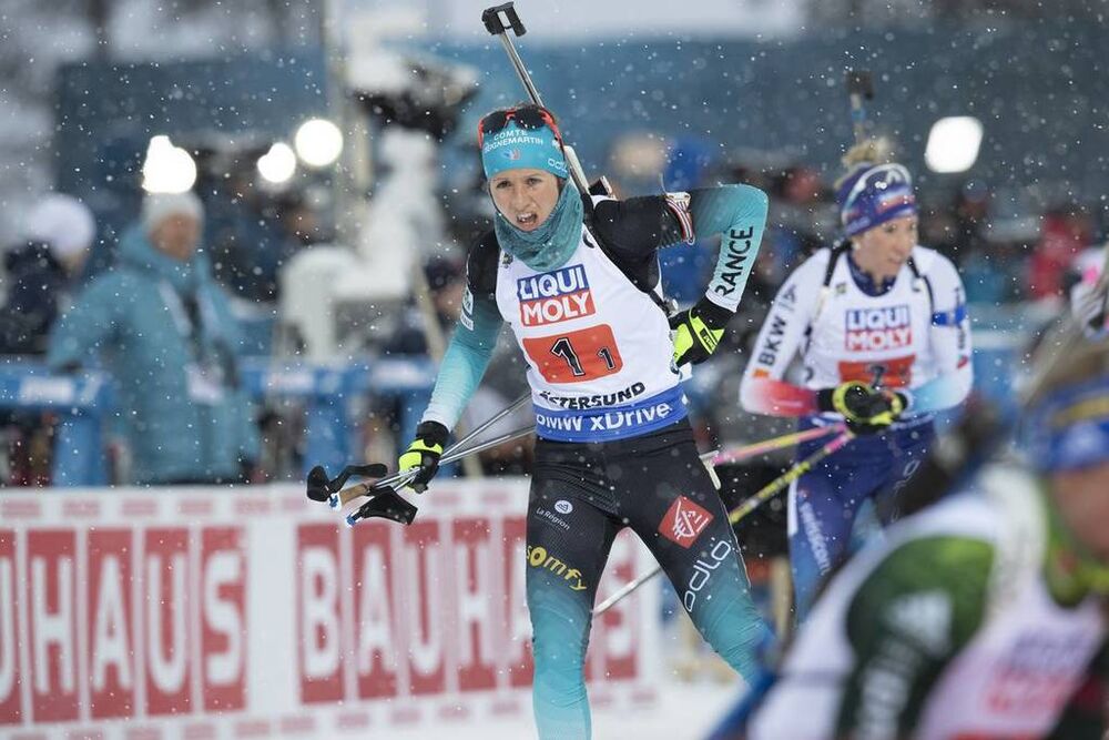 07.03.2019, Oestersund, Sweden (SWE):Anais Chevalier (FRA) - IBU world championships biathlon, relay mixed, Oestersund (SWE). www.nordicfocus.com. © Manzoni/NordicFocus. Every downloaded picture is fee-liable.