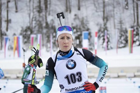 NordicFocus 17.01.2019, Ruhpolding, Germany (GER):Caroline Colombo (FRA) - IBU world cup biathlon, sprint women, Ruhpolding (GER). www.nordicfocus.com. © Manzoni/NordicFocus. Every downloaded picture is fee-liable.