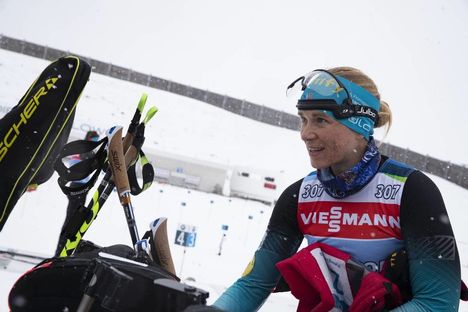 NordicFocus 13.02.2019, Soldier Hollow, United States of America (USA):Anais Bescond (FRA) - IBU world cup biathlon, training, Soldier Hollow (USA). www.nordicfocus.com. © Manzoni/NordicFocus. Every downloaded picture is fee-liable.