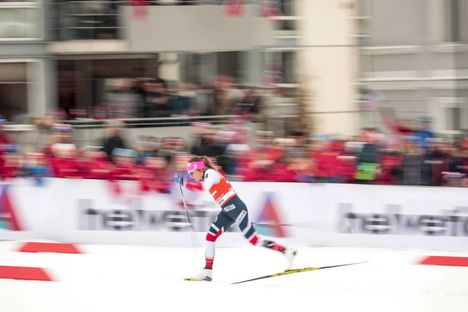 NordicFocus 07.03.2018, Drammen, Norway (NOR):Maiken Caspersen Falla (NOR) - FIS world cup cross-country, individual sprint, Drammen (NOR). www.nordicfocus.com. © Modica/NordicFocus. Every downloaded picture is fee-liable.