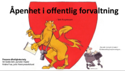 Åpenhet i offentlig forvaltning. Illustrasjonsbilde.