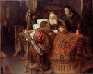 Bildet viser kunstverket "Isaac blessing Jacob" av Gerrit W. Horst