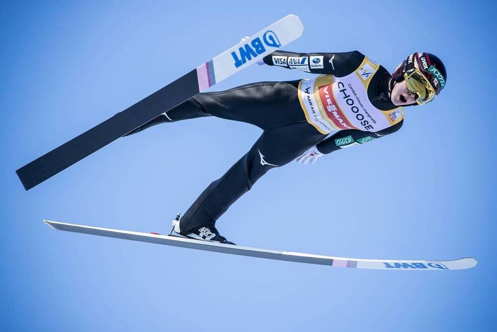 10.03.2019, Oslo, Norway (NOR):Ryoyu Kobayashi (JPN) - FIS world cup ski jumping, individual HS134, Oslo (NOR). www.nordicfocus.com. © Modica/NordicFocus. Every downloaded picture is fee-liable.