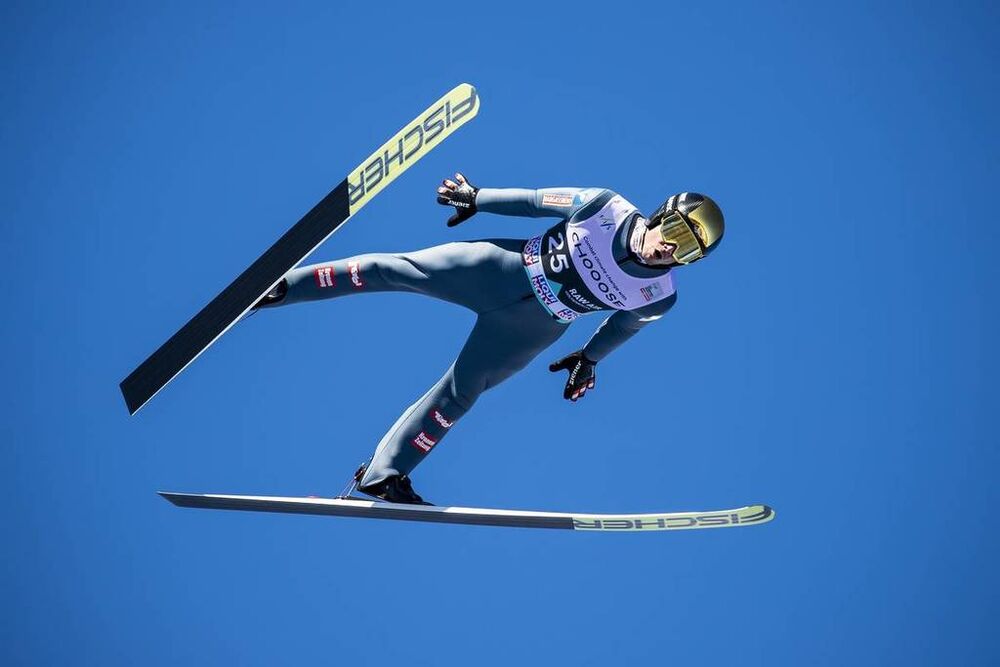 10.03.2019, Oslo, Norway (NOR):Manuel Fettner (AUT) - FIS world cup ski jumping, individual HS134, Oslo (NOR). www.nordicfocus.com. © Modica/NordicFocus. Every downloaded picture is fee-liable.