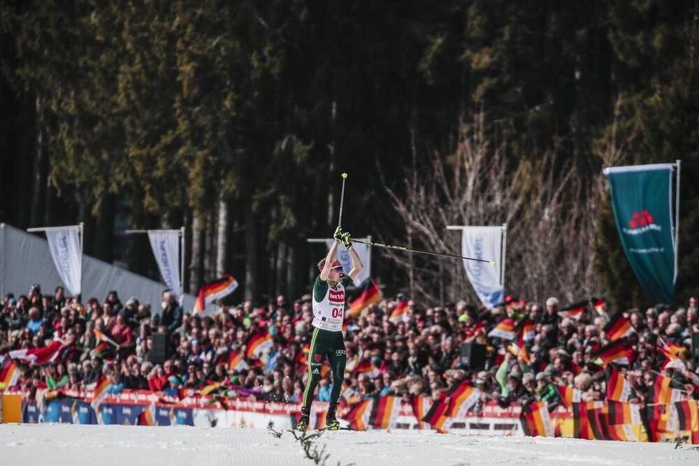 25.03.2018, Schonach, Germany (GER):Fabian Riessle (GER) - FIS world cup nordic combined, individual gundersen HS106/15km, Schonach (GER). www.nordicfocus.com. © Modica/NordicFocus. Every downloaded picture is fee-liable.