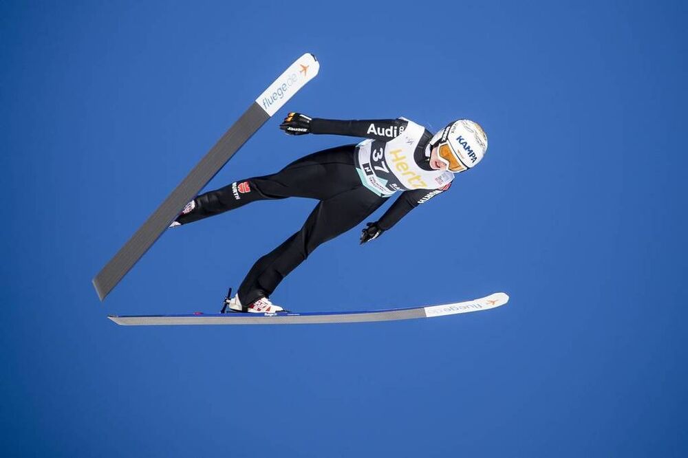 10.03.2019, Oslo, Norway (NOR):Juliane Seyfarth (GER) - FIS world cup ski jumping ladies, individual HS134, Oslo (NOR). www.nordicfocus.com. © Modica/NordicFocus. Every downloaded picture is fee-liable.