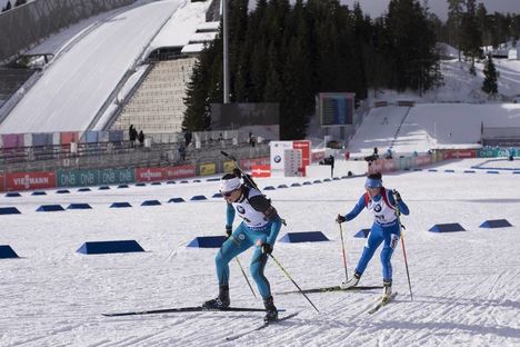 NordicFocus 15.03.2018, Oslo, Norway (NOR):Julia Simon (FRA) - IBU world cup biathlon, sprint women, Oslo (NOR). www.nordicfocus.com. © Manzoni/NordicFocus. Every downloaded picture is fee-liable.