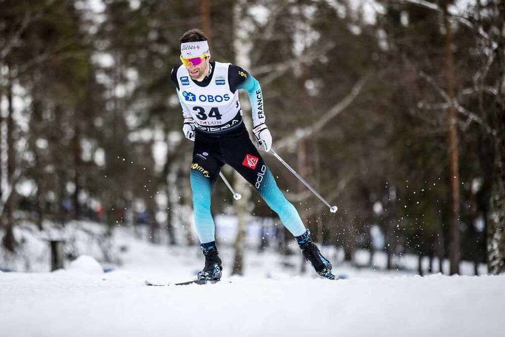 17.03.2019, Falun, Sweden (SWE):Jean Marc Gaillard (FRA) - FIS world cup cross-country, 15km men, Falun (SWE). www.nordicfocus.com. © Modica/NordicFocus. Every downloaded picture is fee-liable.