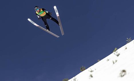 NordicFocus 24.03.2019, Planica, Slovenia (SLO): Ryoyu Kobayashi (JPN)- FIS world cup ski flying, individual HS240, Planica (SLO). www.nordicfocus.com. © Nordicfocus/EXPA/JFK. Every downloaded picture is fee-liable.