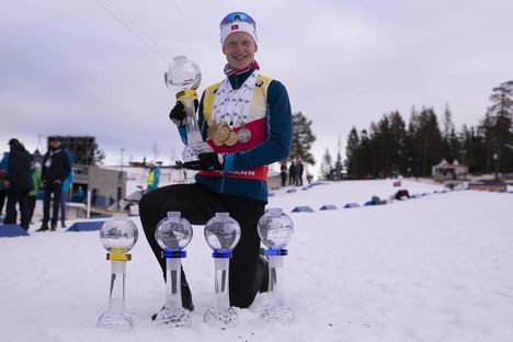 NordicFocus 24.03.2019, Oslo, Norway (NOR):Johannes Thingnes Boe (NOR) - IBU world cup biathlon, cups, Oslo (NOR). www.nordicfocus.com. © Manzoni/NordicFocus. Every downloaded picture is fee-liable.