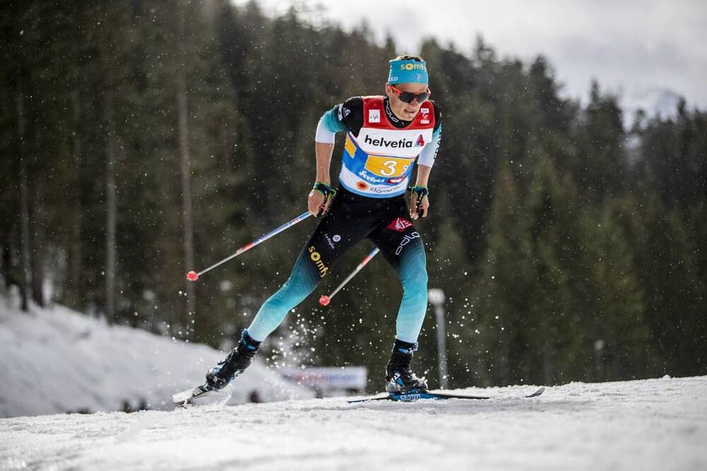 01.03.2019, Seefeld, Austria (AUT):Clement Parisse ((FRA)) - FIS nordic world ski championships, cross-country, 4x10km men, Seefeld (AUT). www.nordicfocus.com. © Modica/NordicFocus. Every downloaded picture is fee-liable.