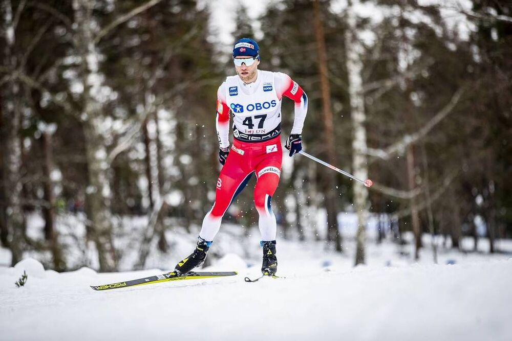 17.03.2019, Falun, Sweden (SWE):Martin Johnsrud Sundby (NOR) - FIS world cup cross-country, 15km men, Falun (SWE). www.nordicfocus.com. © Modica/NordicFocus. Every downloaded picture is fee-liable.
