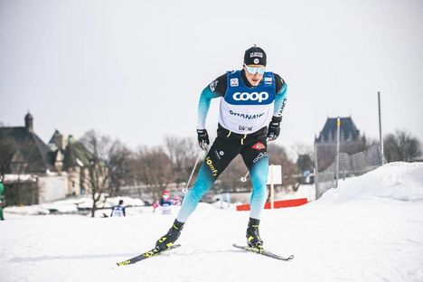NordicFocus 21.03.2019, Quebec, Canada (CAN):Lucas Chanavat (FRA) - FIS world cup cross-country, training, Quebec (CAN). www.nordicfocus.com. © Modica/NordicFocus. Every downloaded picture is fee-liable.