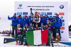 NordicFocus 24.03.2019, Oslo, Norway (NOR):Dorothea Wierer (ITA), Lisa Vittozzi (ITA), Federica Sanfilippo (ITA), Nicole Gontier (ITA), (l-r) - IBU world cup biathlon, cups, Oslo (NOR). www.nordicfocus.com. © Manzoni/NordicFocus. Every downloaded picture is fee-lia