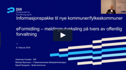 eFormidling. Bilde fra video.