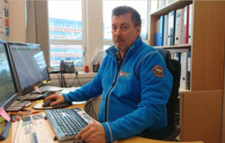 HELE AVDELINGEN I SVING: Leder for byggesak i Hammerfest kommune, Sigmund Andersen, har hele avdelingen i sving med tilsyn. Foto: Hammerfest kommune.