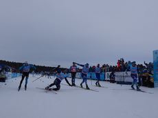 Finish pic of Ugra Skimarathon 2019 FINAL STAGE FIS Worldloppet Cup