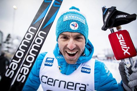 NordicFocus 26.01.2019, Ulricehamn, Sweden (SWE):Maurice Manificat (FRA) - FIS world cup cross-country, 15km men, Ulricehamn (SWE). www.nordicfocus.com. © Modica/NordicFocus. Every downloaded picture is fee-liable.