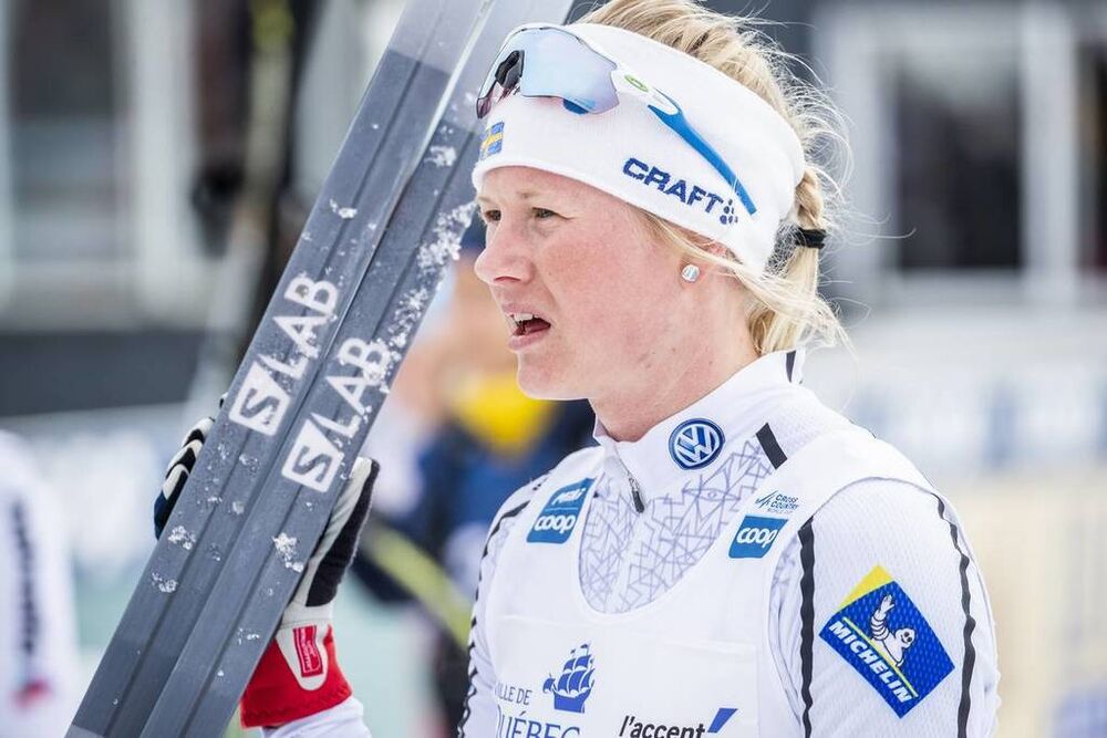 23.03.2019, Quebec, Canada (CAN):Maja Dahlqvist (SWE) - FIS world cup cross-country, mass women, Quebec (CAN). www.nordicfocus.com. © Modica/NordicFocus. Every downloaded picture is fee-liable.
