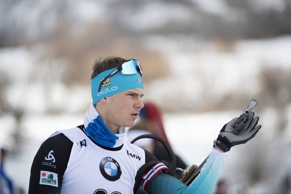 15.02.2019, Soldier Hollow, United States of America (USA):Emilien Jacquelin (FRA) -  IBU world cup biathlon, sprint men, Soldier Hollow (USA). www.nordicfocus.com. © Manzoni/NordicFocus. Every downloaded picture is fee-liable.