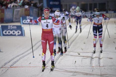 NordicFocus 24.11.2018, Ruka, Finland (FIN):Yulia Belorukova (RUS) - FIS world cup cross-country, individual sprint, Ruka (FIN). www.nordicfocus.com. © Modica/NordicFocus. Every downloaded picture is fee-liable.