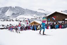 NordicFocus 17.12.2017, Annecy-Le Grand Bornand, France (FRA):Jakov Fak (SLO), Martin Fourcade (FRA), (l-r) - IBU world cup biathlon, mass men, Annecy-Le Grand Bornand (FRA). www.nordicfocus.com. © Manzoni/NordicFocus. Every downloaded picture is fee-liable.