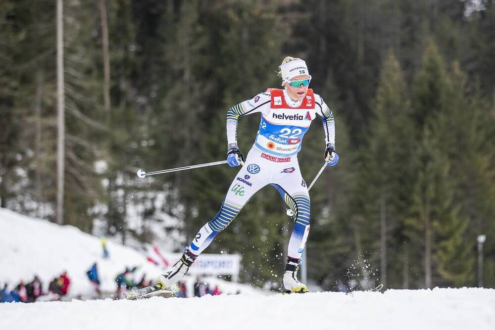 02.03.2019, Seefeld, Austria (AUT):Frida Karlsson (SWE) - FIS nordic world ski championships, cross-country, mass women, Seefeld (AUT). www.nordicfocus.com. © Modica/NordicFocus. Every downloaded picture is fee-liable.