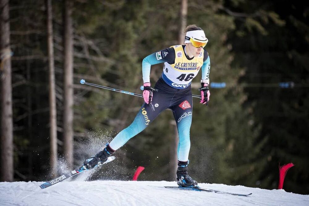 29.12.2018, Toblach, Italy (ITA):Delphine Claudel (FRA ) - FIS world cup cross-country, tour de ski, individual sprint, Toblach (ITA). www.nordicfocus.com. © Modica/NordicFocus. Every downloaded picture is fee-liable.