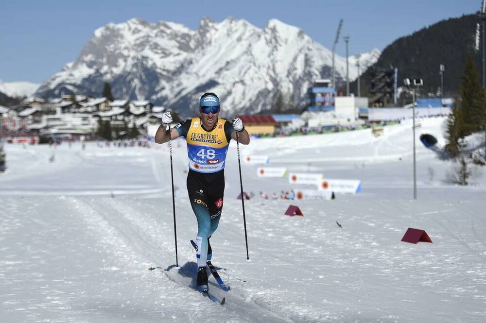 27.02.2019, Seefeld, Austria (AUT):Maurice Manificat (FRA) - FIS nordic world ski championships, cross-country, 15km men, Seefeld (AUT). www.nordicfocus.com. © THIBAUT/NordicFocus. Every downloaded picture is fee-liable.