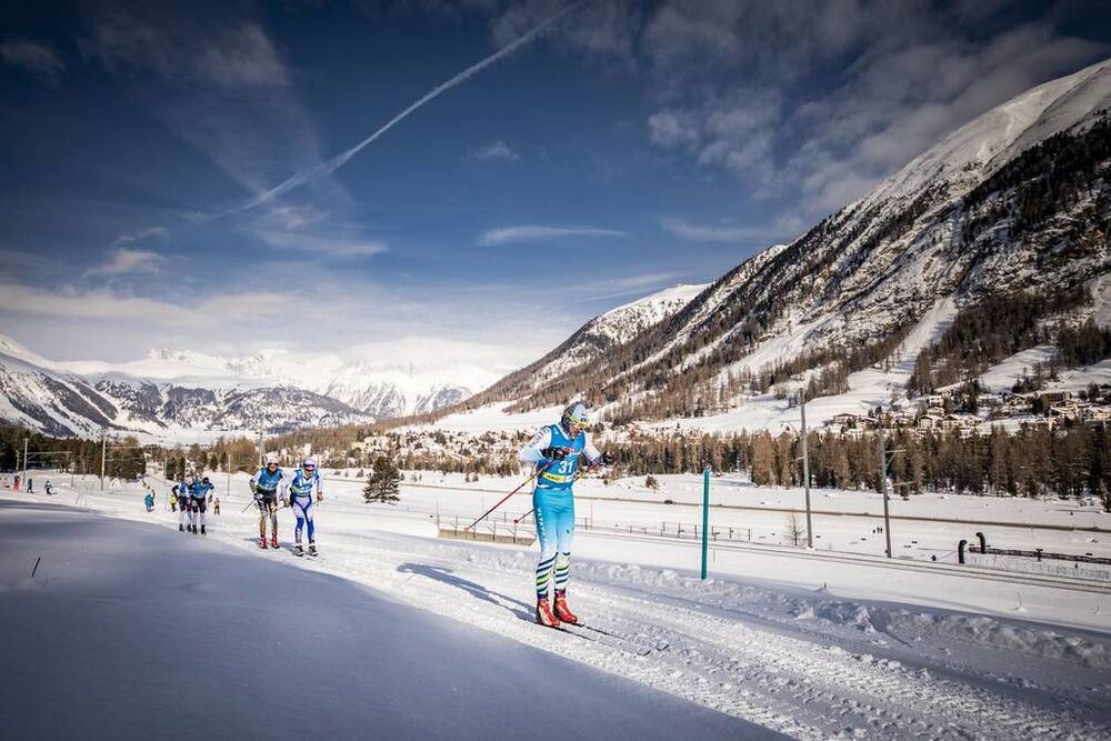 19.01.2019, St. Moritz, Switzerland (SUI):Jiri Rocarek (CZE) - Visma Ski Classics La Diagonela, St. Moritz (SUI). www.nordicfocus.com. © Modica/NordicFocus. Every downloaded picture is fee-liable.