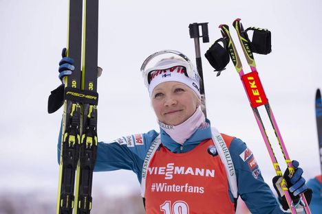 NordicFocus 14.02.2019, Soldier Hollow, United States of America (USA):Kaisa Makarainen (FIN) - IBU world cup biathlon, sprint women, Soldier Hollow (USA). www.nordicfocus.com. © Manzoni/NordicFocus. Every downloaded picture is fee-liable.