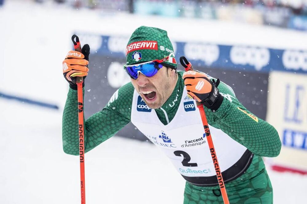 22.03.2019, Quebec, Canada (CAN):Federico Pellegrino (ITA) - FIS world cup cross-country, individual sprint, Quebec (CAN). www.nordicfocus.com. © Modica/NordicFocus. Every downloaded picture is fee-liable.