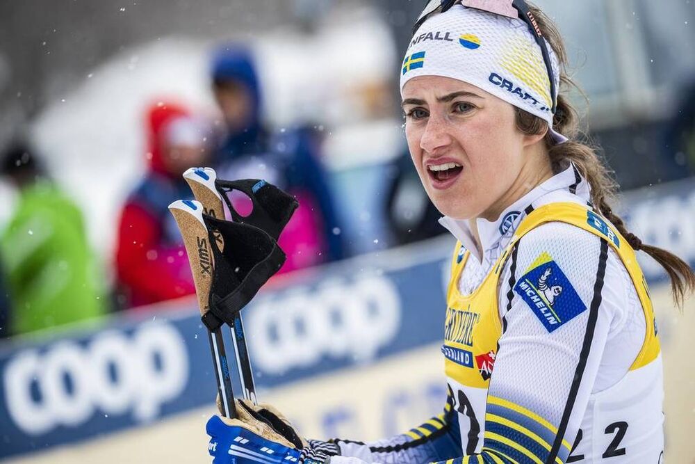 22.03.2019, Quebec, Canada (CAN):Ebba Andersson (SWE) - FIS world cup cross-country, individual sprint, Quebec (CAN). www.nordicfocus.com. © Modica/NordicFocus. Every downloaded picture is fee-liable.