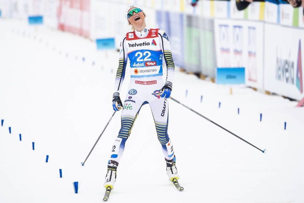 02.03.2019, Seefeld, Austria (AUT):Frida Karlsson (SWE) - FIS nordic world ski championships, cross-country, mass women, Seefeld (AUT). www.nordicfocus.com. © Modica/NordicFocus. Every downloaded picture is fee-liable.
