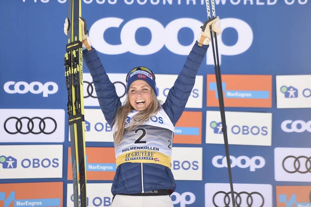10.03.2019, Oslo, Norway (NOR):Therese Johaug (NOR) - FIS world cup cross-country, mass women, Oslo (NOR). www.nordicfocus.com. © Thibaut/NordicFocus. Every downloaded picture is fee-liable.