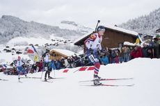 NordicFocus 17.12.2017, Annecy-Le Grand Bornand, France (FRA):Marte Olsbu (NOR) - IBU world cup biathlon, mass women, Annecy-Le Grand Bornand (FRA). www.nordicfocus.com. © Manzoni/NordicFocus. Every downloaded picture is fee-liable.