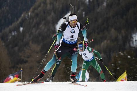 NordicFocus 26.01.2019, Antholz, Italy (ITA):Martin Fourcade (FRA) - IBU world cup biathlon, pursuit men, Antholz (ITA). www.nordicfocus.com. © Manzoni/NordicFocus. Every downloaded picture is fee-liable.