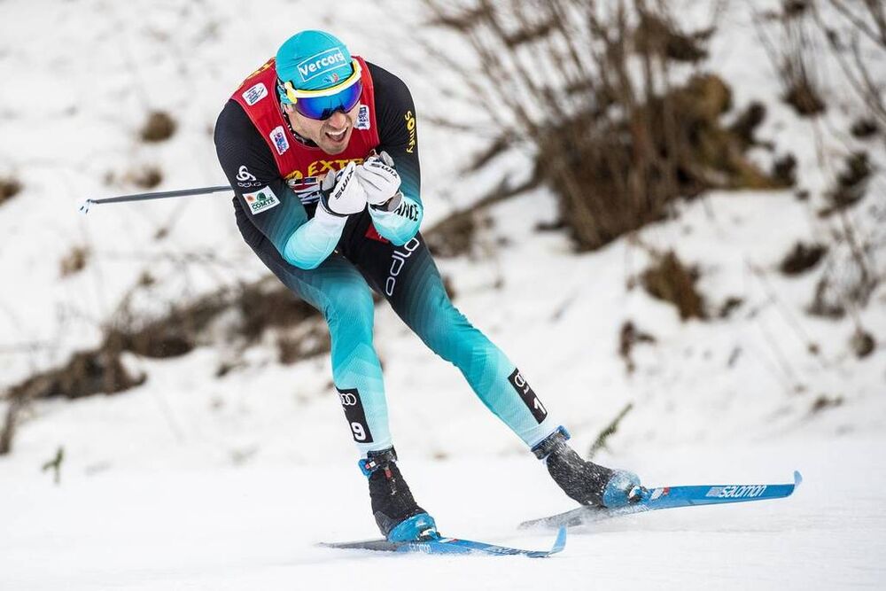 05.01.2019, Val di Fiemme, Italy (ITA):Maurice Manificat (FRA) - FIS world cup cross-country, tour de ski, mass men, Val di Fiemme (ITA). www.nordicfocus.com. © Modica/NordicFocus. Every downloaded picture is fee-liable.