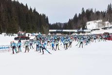 NordicFocus 10.02.2019, Morez, France (FRA): start of the race - FIS World Loppet LaTransjurassienne, Morez (FRA). www.nordicfocus.com. © Rauschendorfer/NordicFocus. Every downloaded picture is fee-liable.