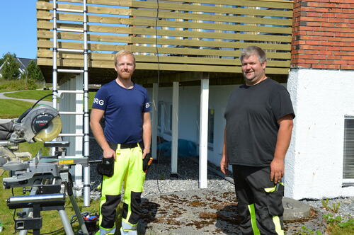 Thomas og Odd Arne er nye driftsoperatører i Herøy kommune