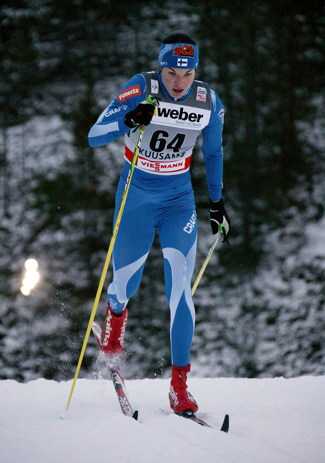 DEN TIDIGARE finska toppsprintern Mona-Liisa Nousiainen (Malvalehto) blev endast 36 år gammal. Hon dog i måndags. Foto/rights: KJELL-ERIK KRISTIANSEN/kekstock.com