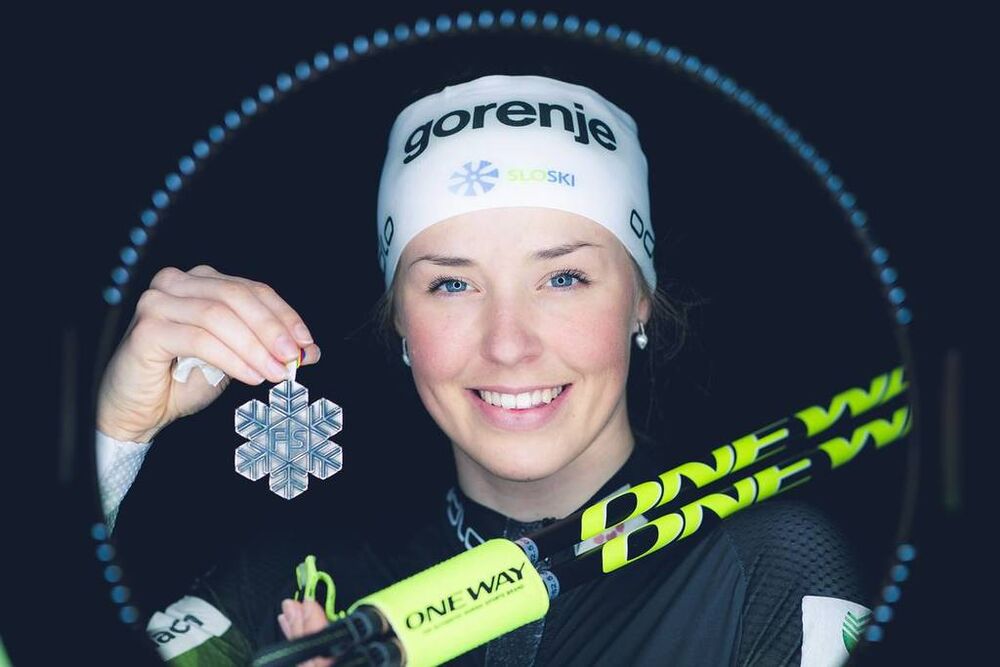 26.02.2019, Seefeld, Austria (AUT):Anamarija Lampic (SLO) - FIS nordic world ski championships, cross-country, medals, Seefeld (AUT). www.nordicfocus.com. © Modica/NordicFocus. Every downloaded picture is fee-liable.