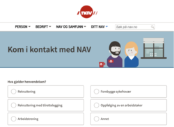 Fra Navs kontaktskjema
