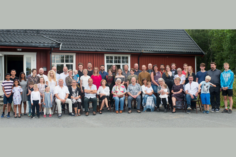 Slektstreff for Braseth-familien hoved